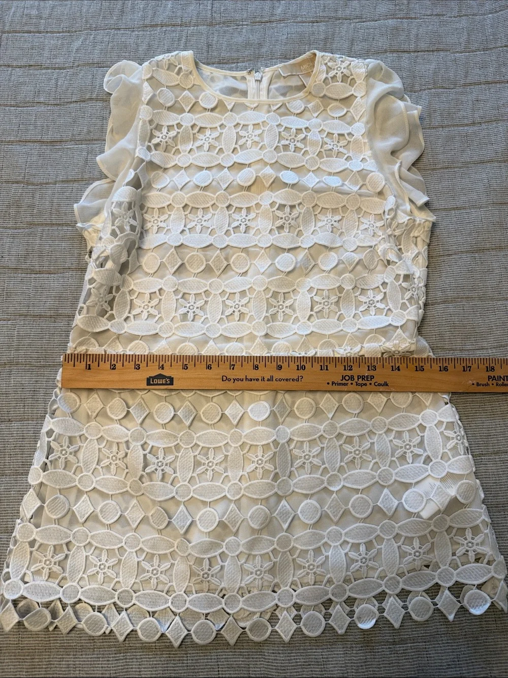 Michael Kors White Sleeveless Blouse
